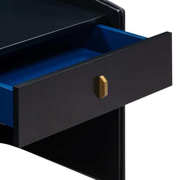 Collins Black Lacquer Nightstand Model: TOV-B54250