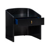 Collins Black Lacquer Nightstand Model: TOV-B54250