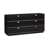 Julieta Black 6 Drawer Dresser Model: TOV-B54253