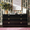 Julieta Black 6 Drawer Dresser Model: TOV-B54253