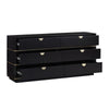 Julieta Black 6 Drawer Dresser Model: TOV-B54253