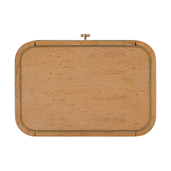 Abigail Natural Birdseye Maple Nightstand Model: TOV-B54255