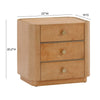 Abigail Natural Birdseye Maple Nightstand Model: TOV-B54255