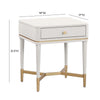 Julieta Cream Nightstand Model: TOV-B54257