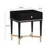 Julieta Black Nightstand Model: TOV-B54258