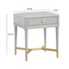 Julieta Grey Nightstand Model: TOV-B54259