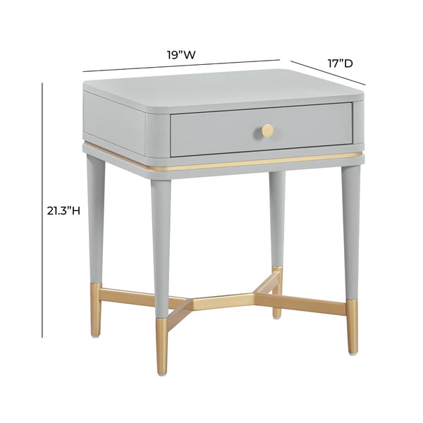 Julieta Grey Nightstand Model: TOV-B54259
