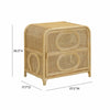 Tina Natural Rattan Nightstand Model: TOV-B54313