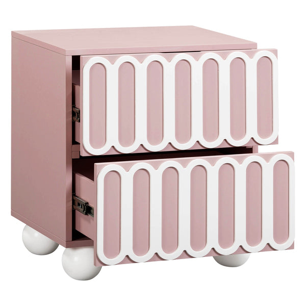 Tori Motif Mauve Nightstand Model: TOV-B54320