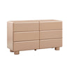 Tammy Taupe 6-Drawer Dresser Model: TOV-B54339