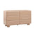 Tammy Taupe 6-Drawer Dresser Model: TOV-B54339
