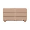 Tammy Taupe 6-Drawer Dresser Model: TOV-B54339