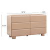Tammy Taupe 6-Drawer Dresser Model: TOV-B54339