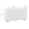 Tammy White 6-Drawer Dresser Model: TOV-B54341