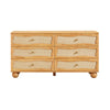Grappa Natural Wood & Rattan Wavy Dresser Model: TOV-B54345