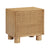 Miles Natural Wood 2-Drawer Nightstand Model: TOV-B54348