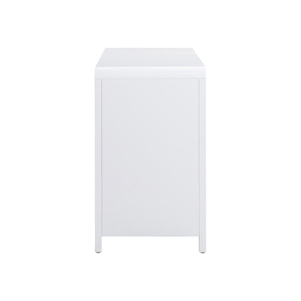 Patty White Rattan 6 Drawer Dresser Model: TOV-B54354