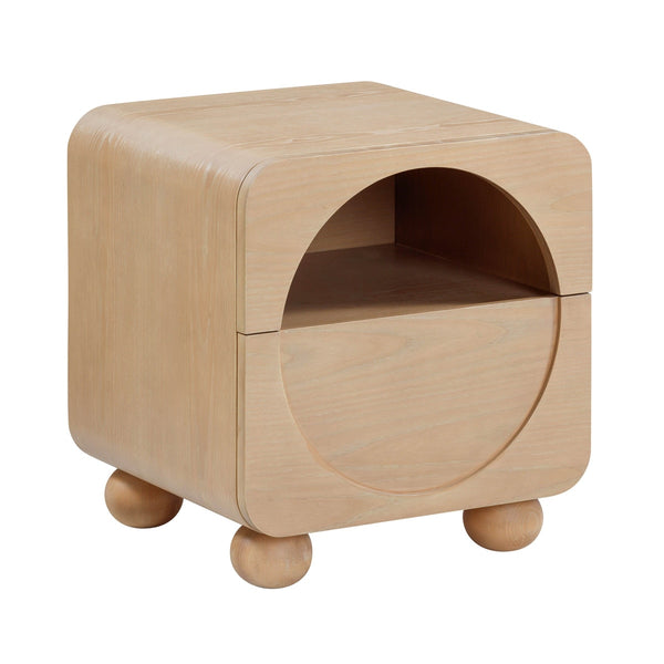 Moonrise Natural Ash Nightstand Model: TOV-B54376