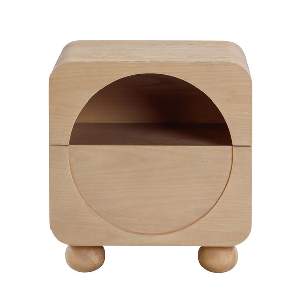 Moonrise Natural Ash Nightstand Model: TOV-B54376