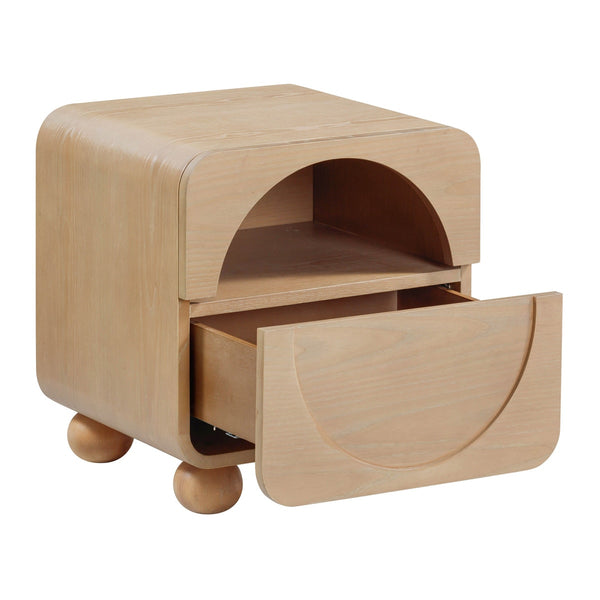 Moonrise Natural Ash Nightstand Model: TOV-B54376