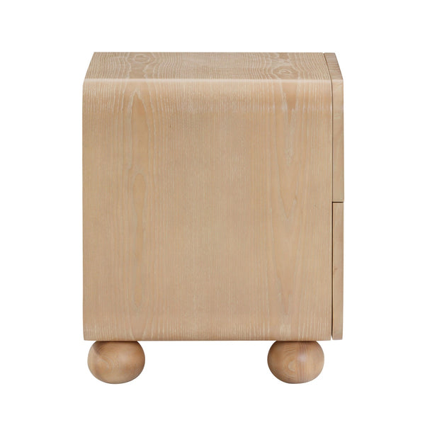 Moonrise Natural Ash Nightstand Model: TOV-B54376