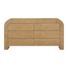 Hump 6 Drawer Natural Dresser Model: TOV-B54398
