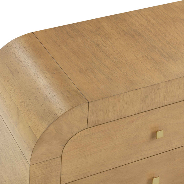 Hump 6 Drawer Natural Dresser Model: TOV-B54398