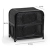 Tina Black Rattan Nightstand Model: TOV-B54406