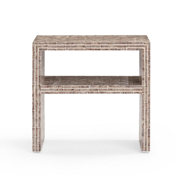 Derry Lavender Capiz Shell Nightstand Model: TOV-B54433