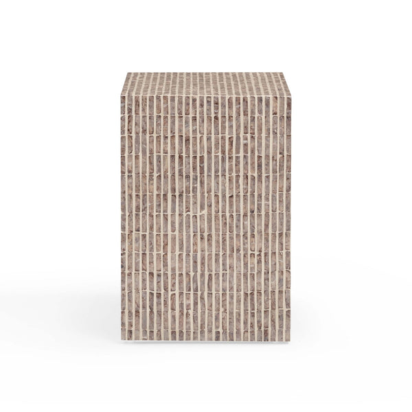 Derry Lavender Capiz Shell Nightstand Model: TOV-B54433