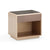 Martha Taupe Mirrored Nightstand Model: TOV-B54440
