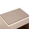 Martha Taupe Mirrored Nightstand Model: TOV-B54440