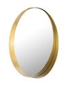 Rella Brass 23" Round Wall Mirror Model: TOV-C18215