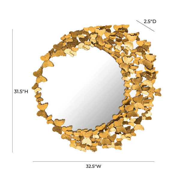 Butterfly Gold Mirror Model: TOV-C18298