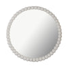 Baria White Wooden Mirror Model: TOV-C18383