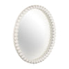 Baria White Wooden Mirror Model: TOV-C18383