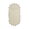 Bubbles Ivory Oval Wall Mirror Model: TOV-C18422