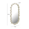 Bubbles Ivory Oval Wall Mirror Model: TOV-C18422