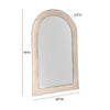 Kaia Cream Textured Floor Mirror Model: TOV-C18494