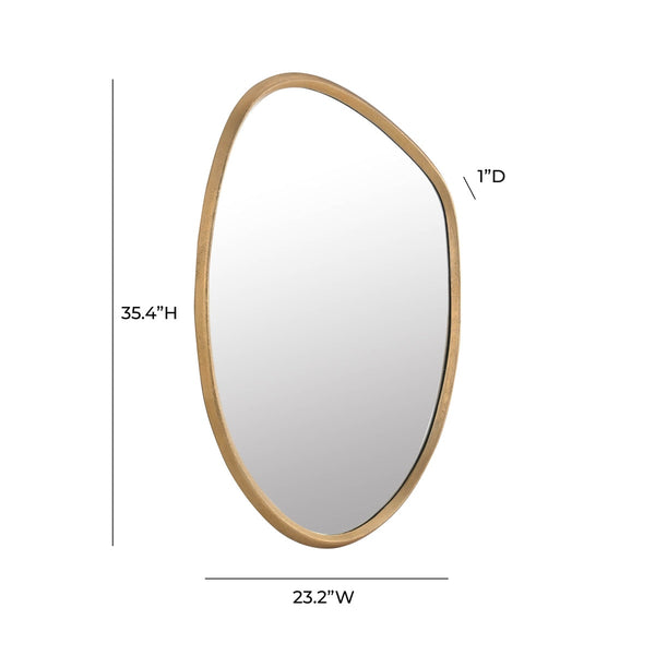 Mika Gold Wall Mirror Model: TOV-C18613