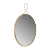 Ravina Braided Brass Round Wall Mirror Model: TOV-C18654