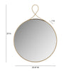 Ravina Braided Brass Round Wall Mirror Model: TOV-C18654