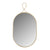 Ravina Braided Brass Oval Wall Mirror Model: TOV-C18655
