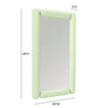 Cozzi Mint Green Wall Mirror Model: TOV-C18694