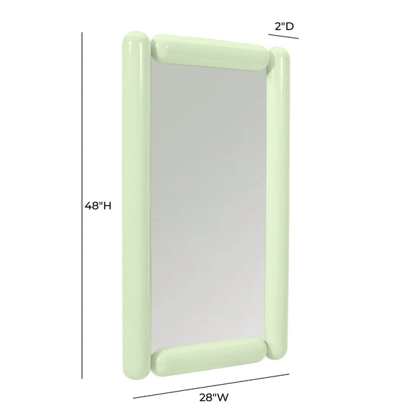 Cozzi Mint Green Wall Mirror Model: TOV-C18694