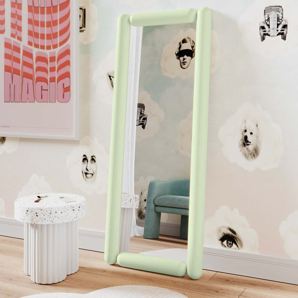 Cozzi Mint Green Large Floor Mirror Model: TOV-C18698