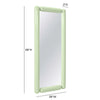 Cozzi Mint Green Large Floor Mirror Model: TOV-C18698