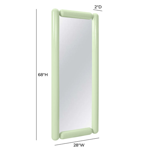 Cozzi Mint Green Large Floor Mirror Model: TOV-C18698