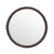 Baria Walnut Finish Round Wall Mirror Model: TOV-C18783