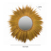Mettu Natural Grass Round Wall Mirror Model: TOV-C21004